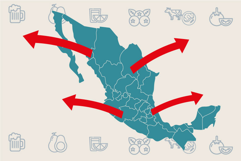 La Jornada: El agro, tercer sector que más exporta: BdeM